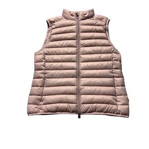 Save The Duck Plumtech Women's Blush Ultra Light Puffer Jacket Vest Size XL NWT